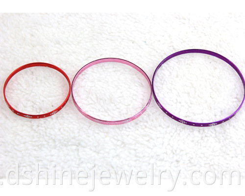 Aluminum Sparkling Bangles